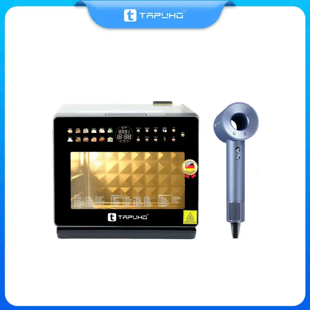 Máy Nấu Ăn Đa Năng TAPUHO TMC20 PrimeAI + Máy Sấy Tóc TAPUHO THD-1625 