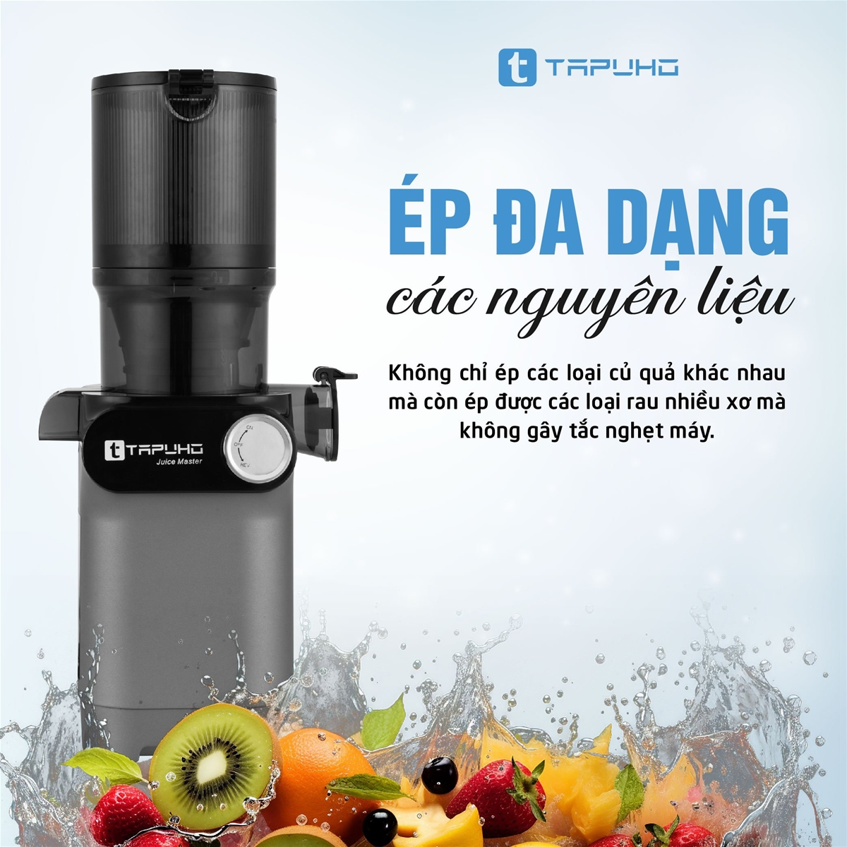 TAPUHO TSJ66 slow juicer has many modern features