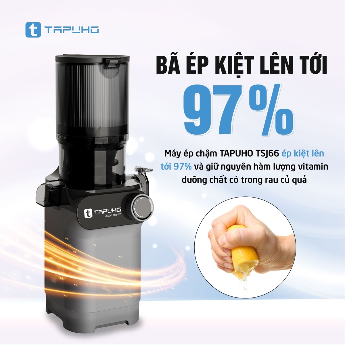 Tapuho TSJ66 is 30 - 35% more efficient than products in the same segment on the market.