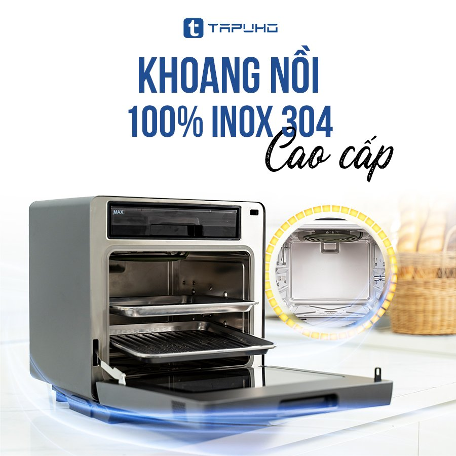 Nồi chiên TSF16 sử dụng vật liệu cao cấp và áp dụng nhiều cơ chế an toàn cho người sử dụng