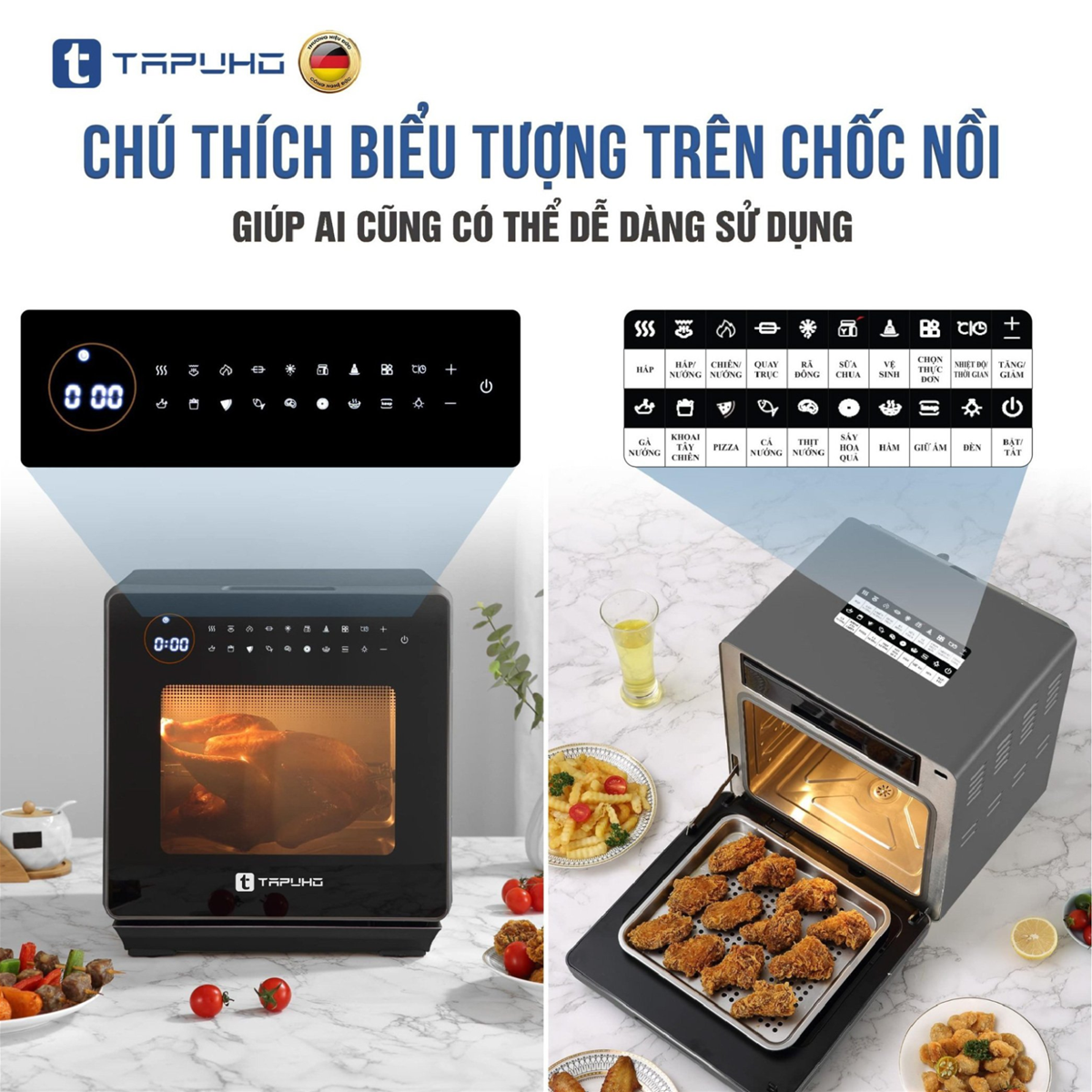 Với Tapuhu Luxury Steam Fryer, bất cứ ai cũng có thể trở thành đầu bếp siêu hạng