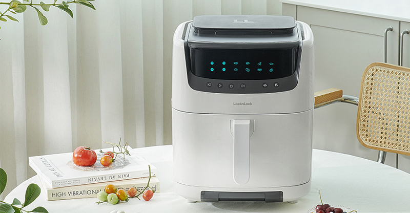 Lock&Lock is a brand of steam fryer which is good today with a white steam fryer product.