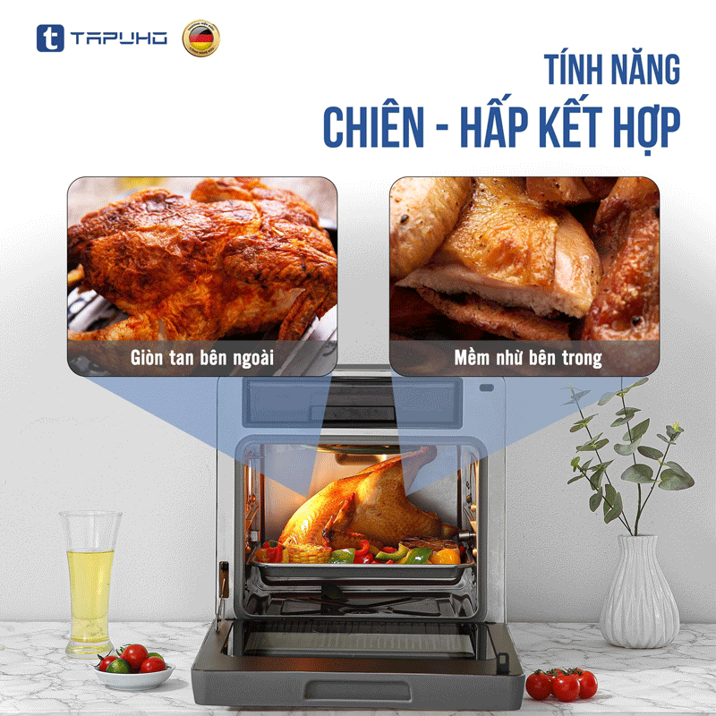 Tapuho TSF16 steam fryer combines many modern features