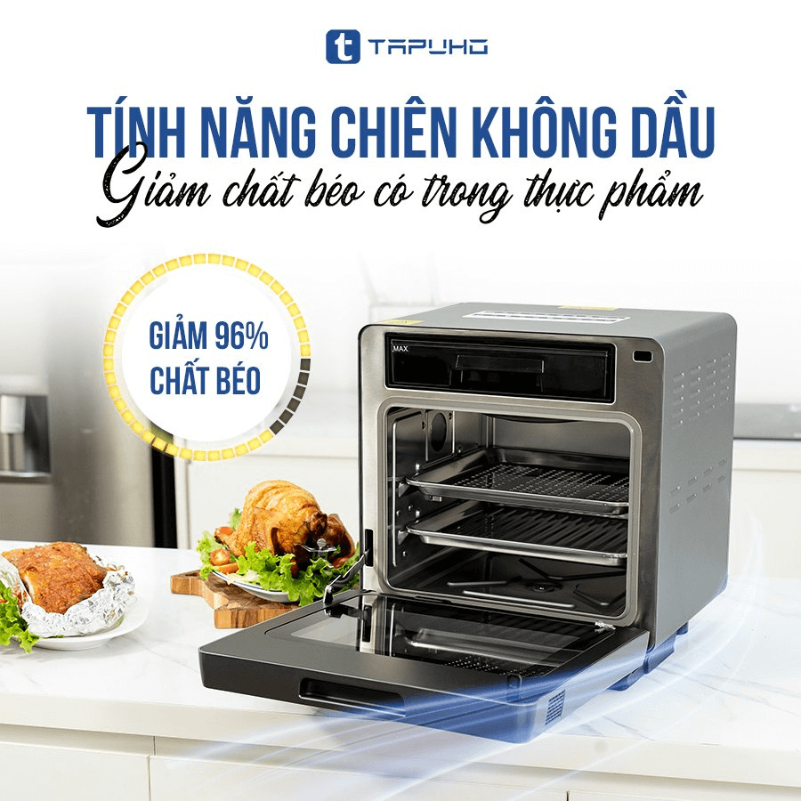 Có nên dùng nồi chiên hơi nước? -  5 lý do không thể bỏ qua
