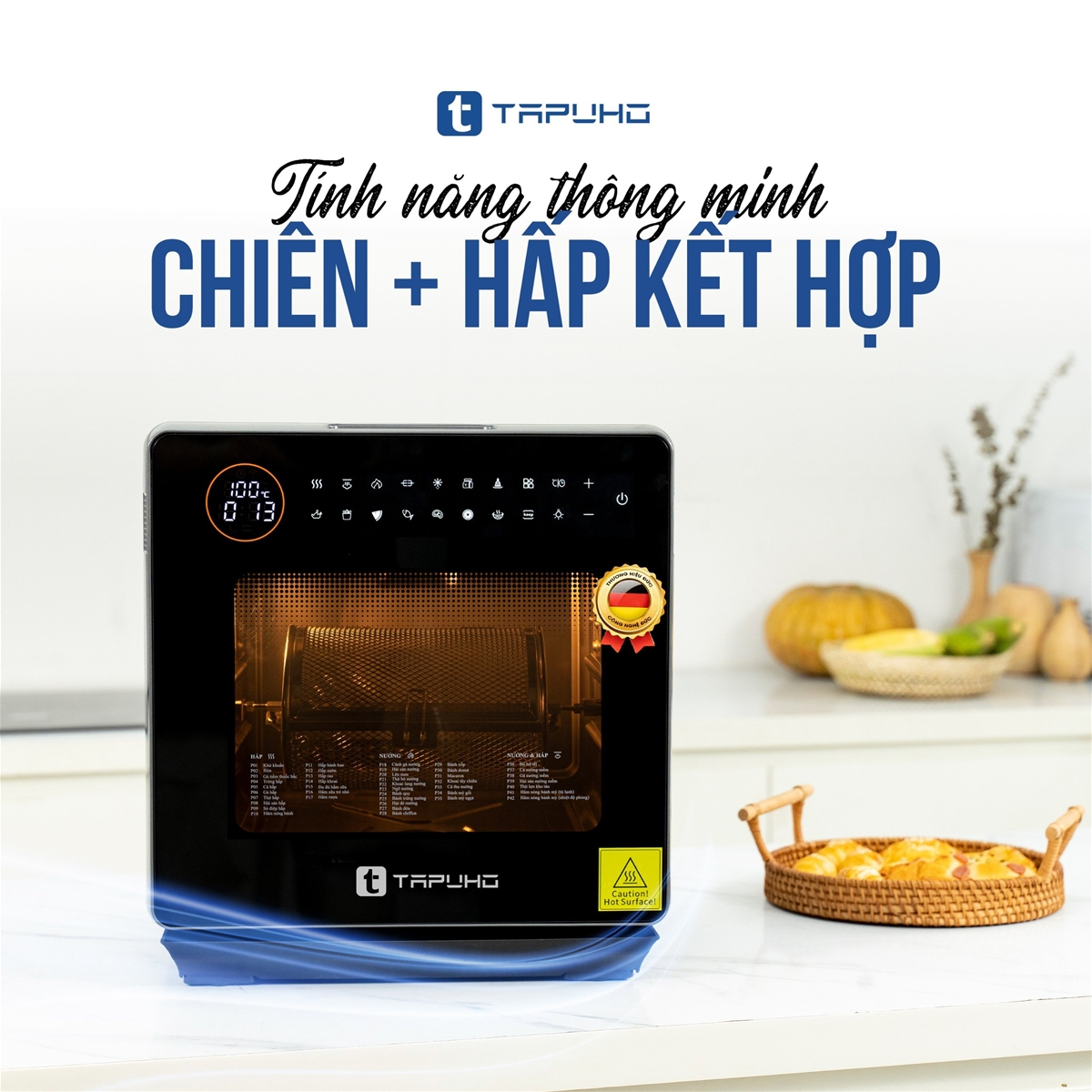 Review nồi chiên hơi nước Tapuho TSF16
