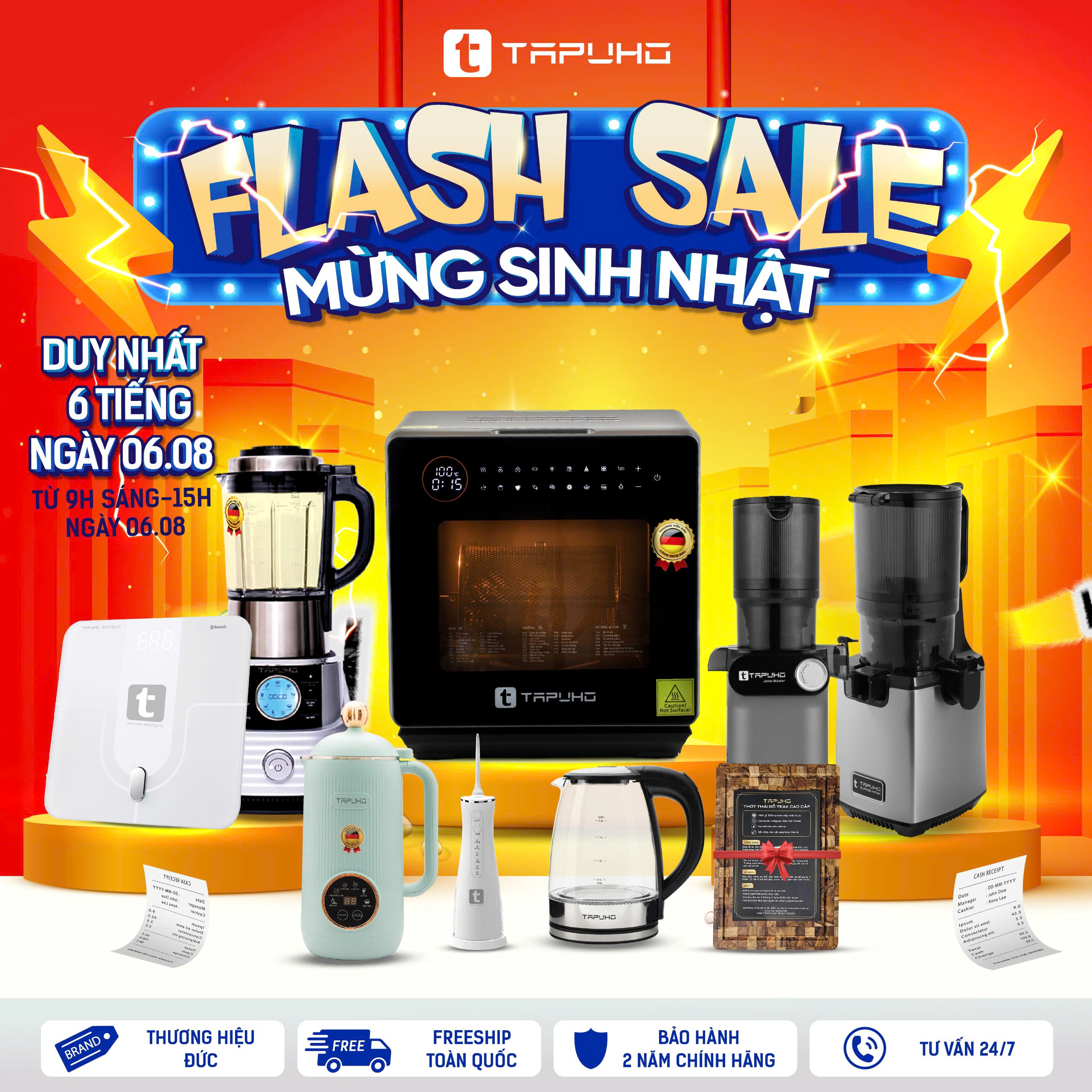 FLASH SALE - MỪNG SINH NHẬT CÙNG TAPUHO