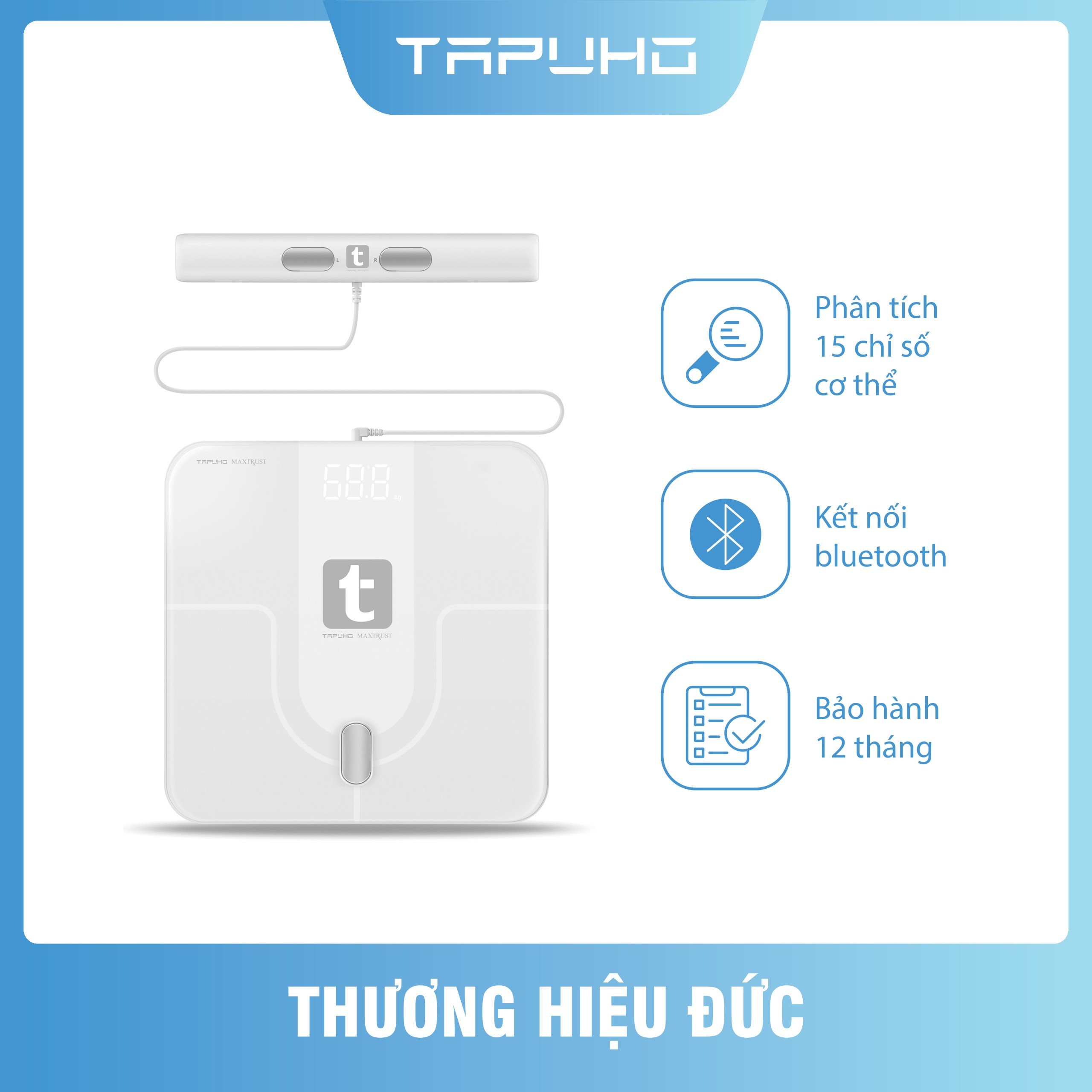 Thiết Bị Thông Minh Phân Tích Chỉ Số Cơ Thể Tapuho TBS180