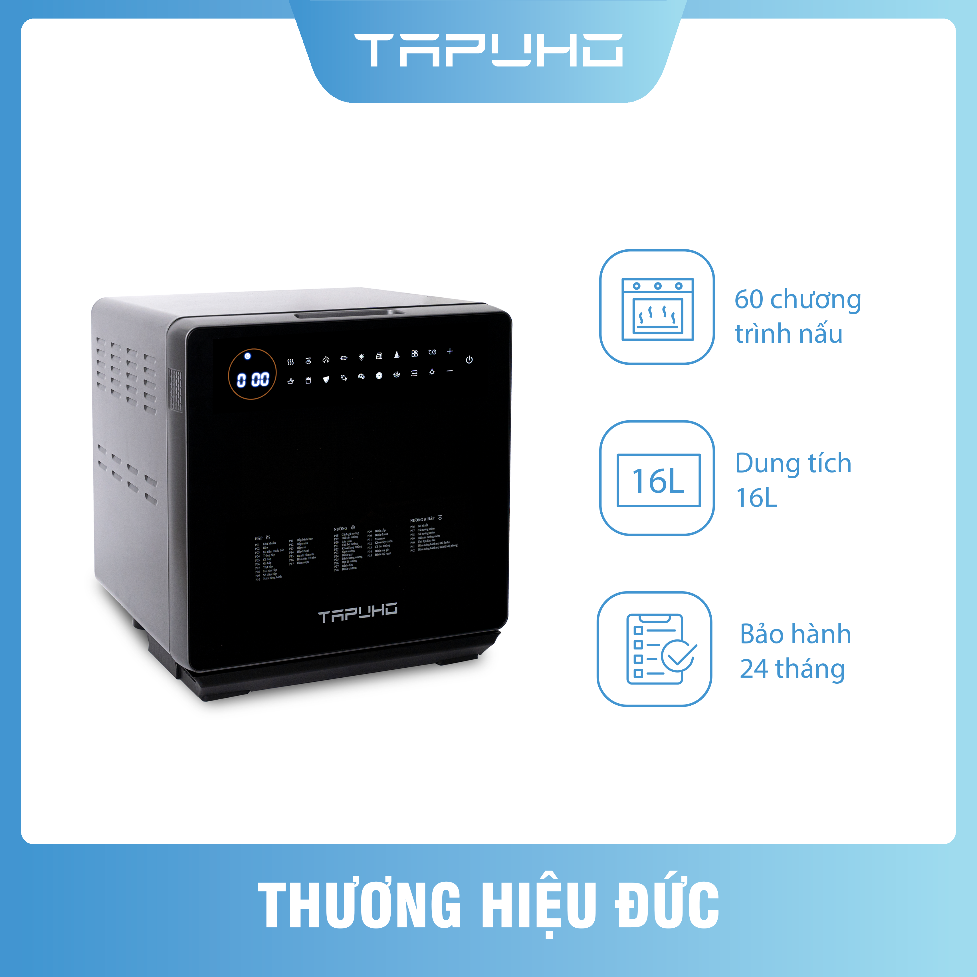 Nồi Chiên Hơi Nước TAPUHO TSF16 (Demo Pay)