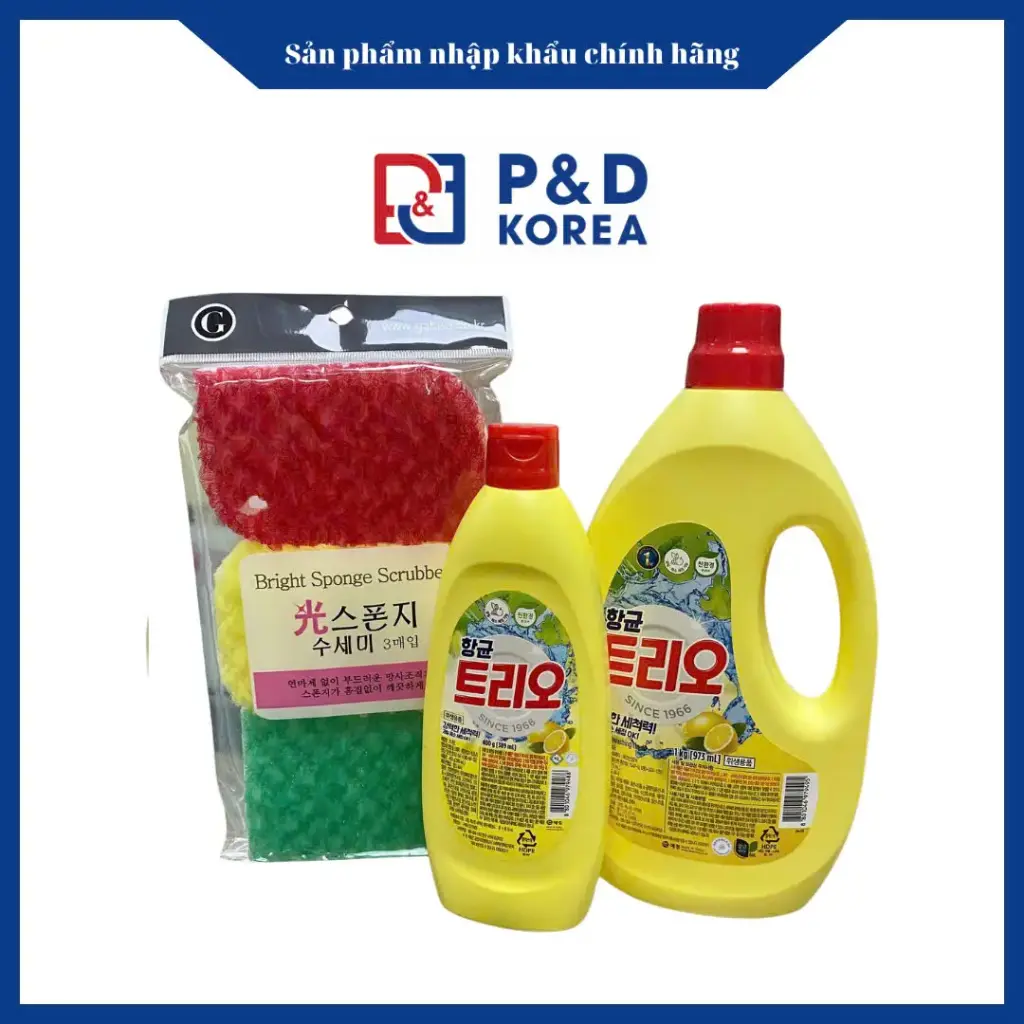 Combo rửa bát 4