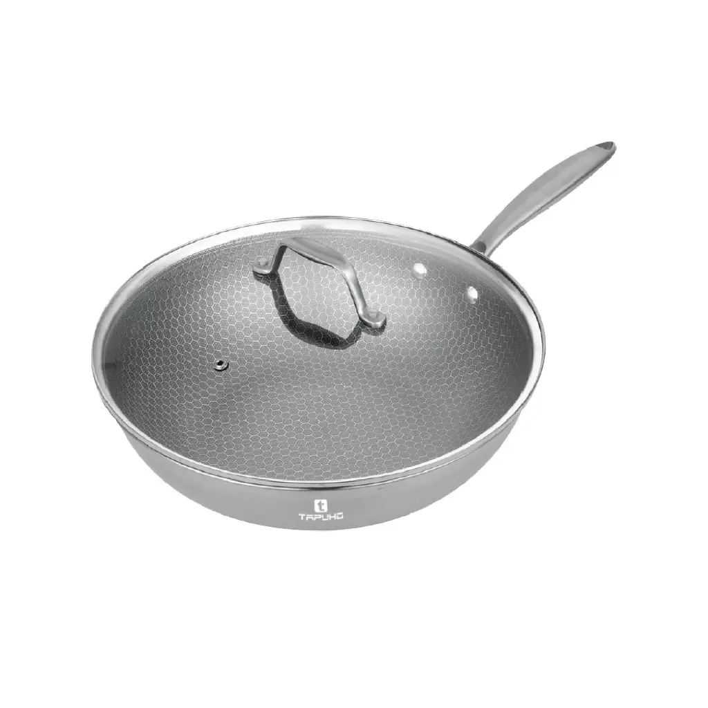 Chảo Inox304 Nguyên Khối Cao Cấp Chống Dính TP-1822