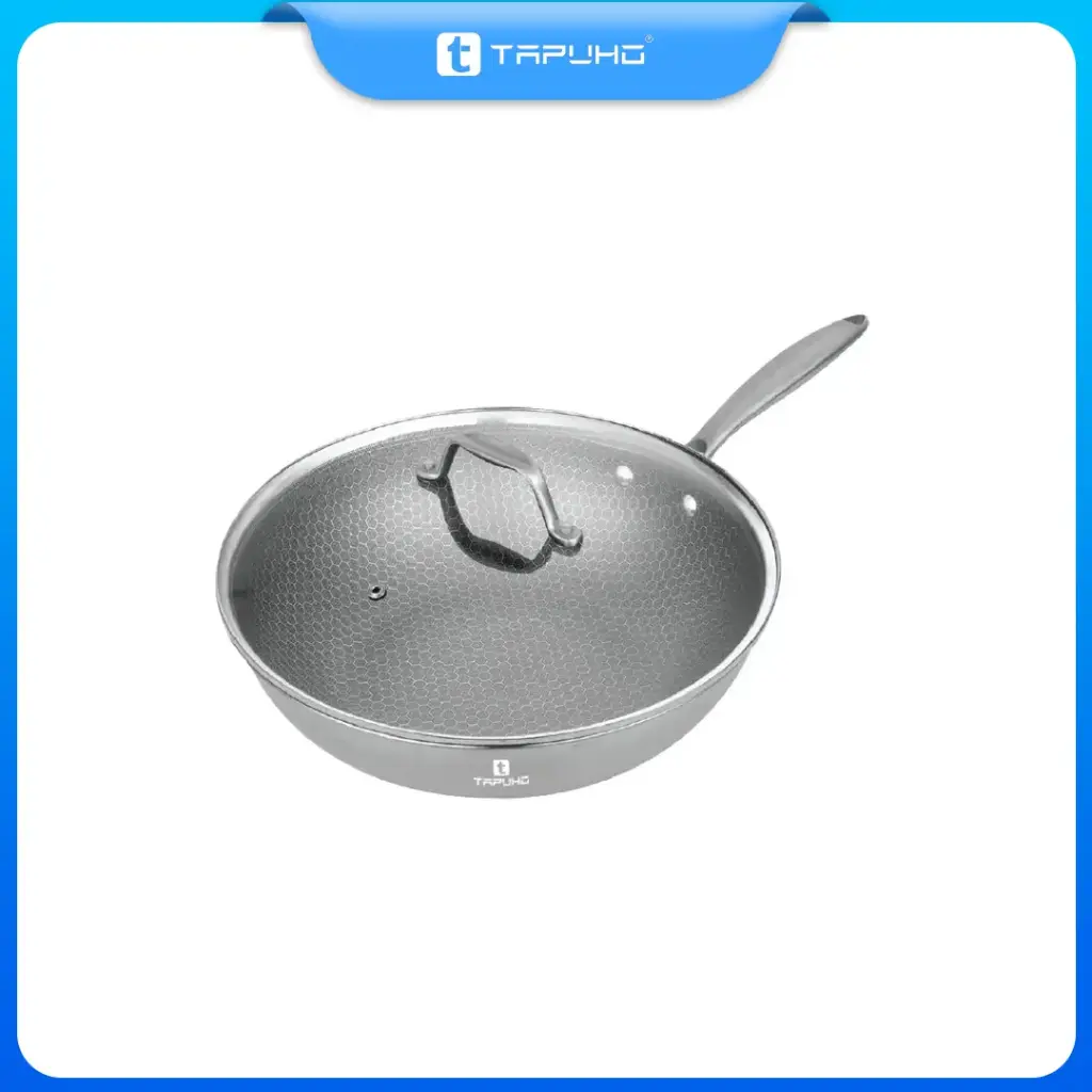 Chảo Inox304 Nguyên Khối Cao Cấp Chống Dính TP-1822
